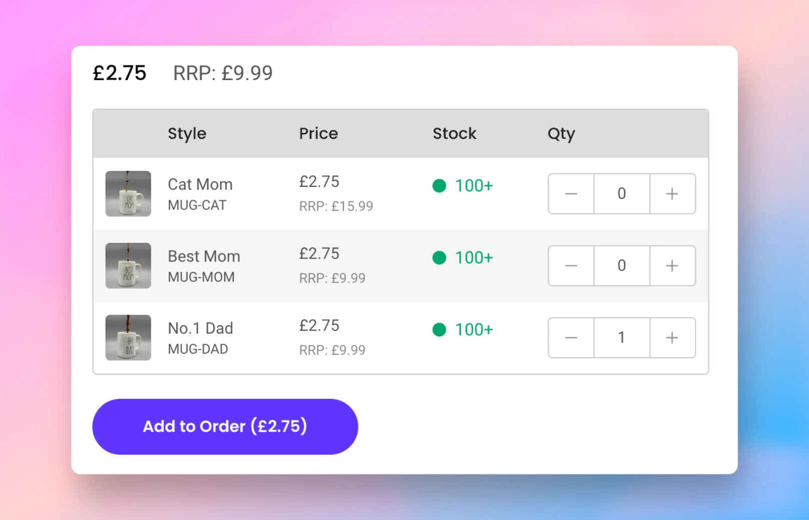 Product page widgets – Frontend Integration Guide