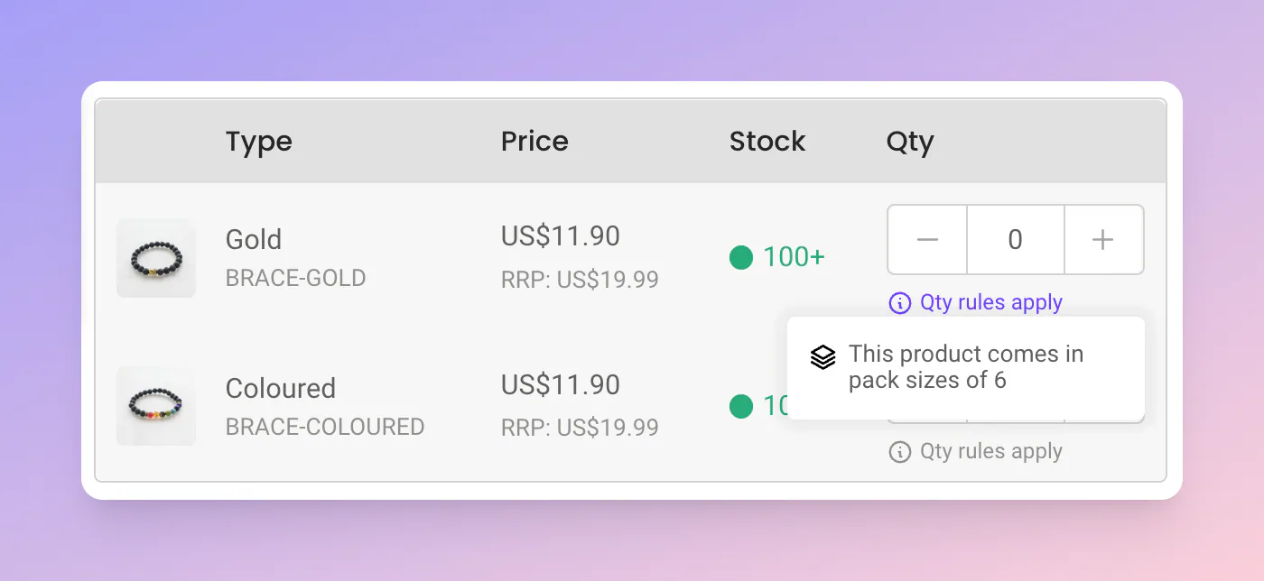 Show product settings – Release archive