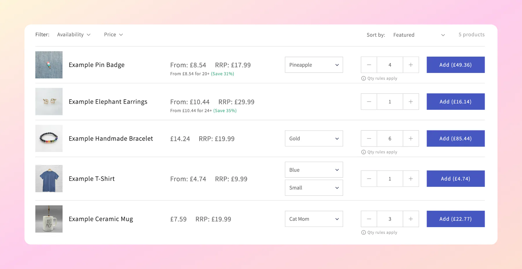 Quick Buy Mode – Release archive