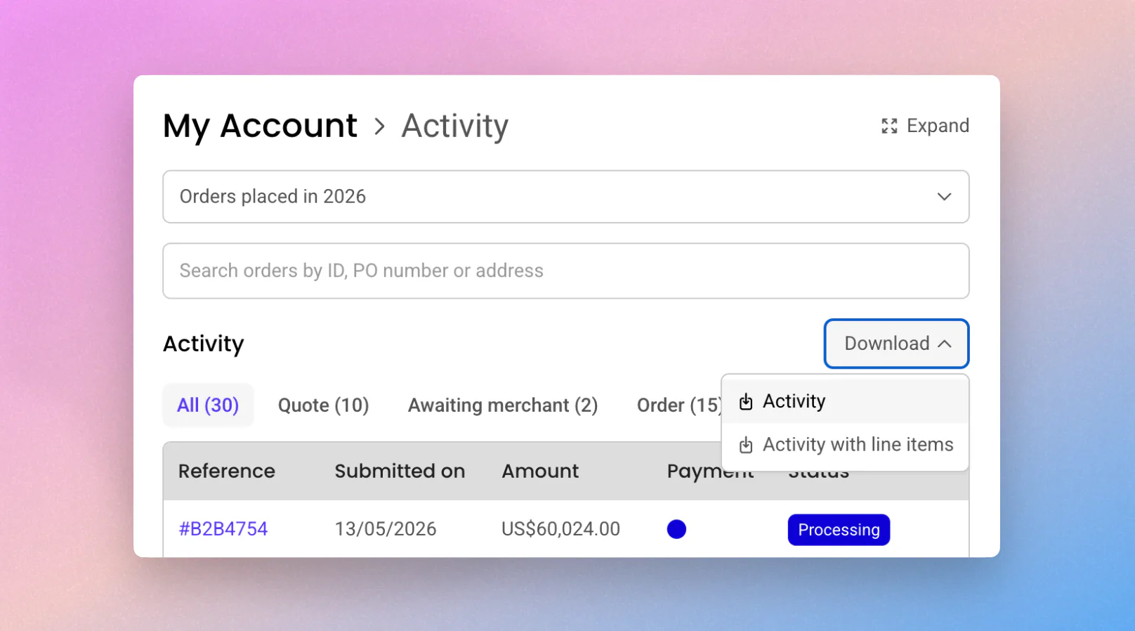 Export Purchase History to CSV – What's new