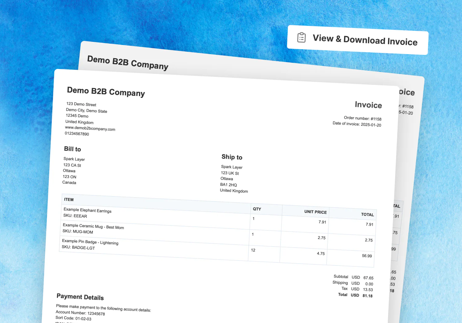 SparkLayer Invoices – What's new