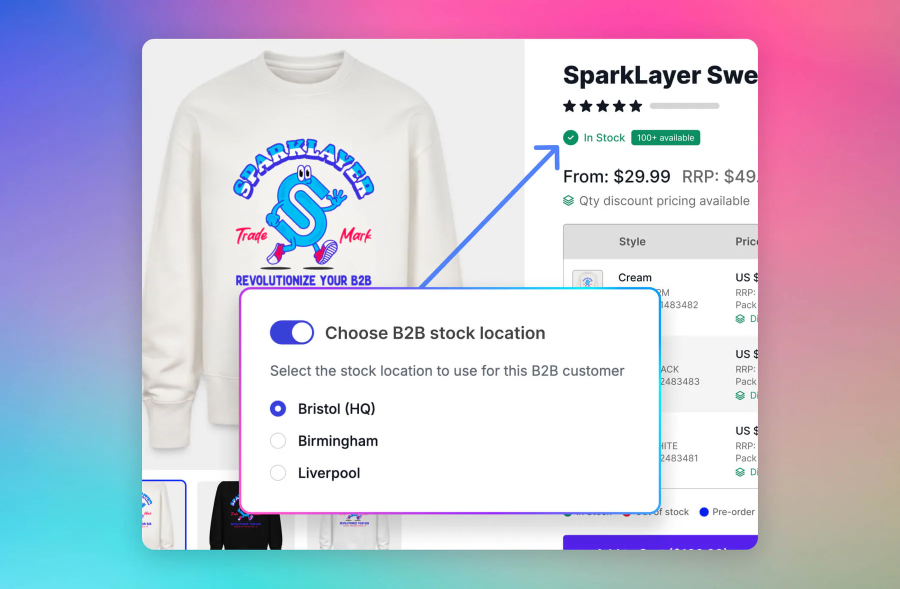 Stock location support ("inventory locations') – What's new