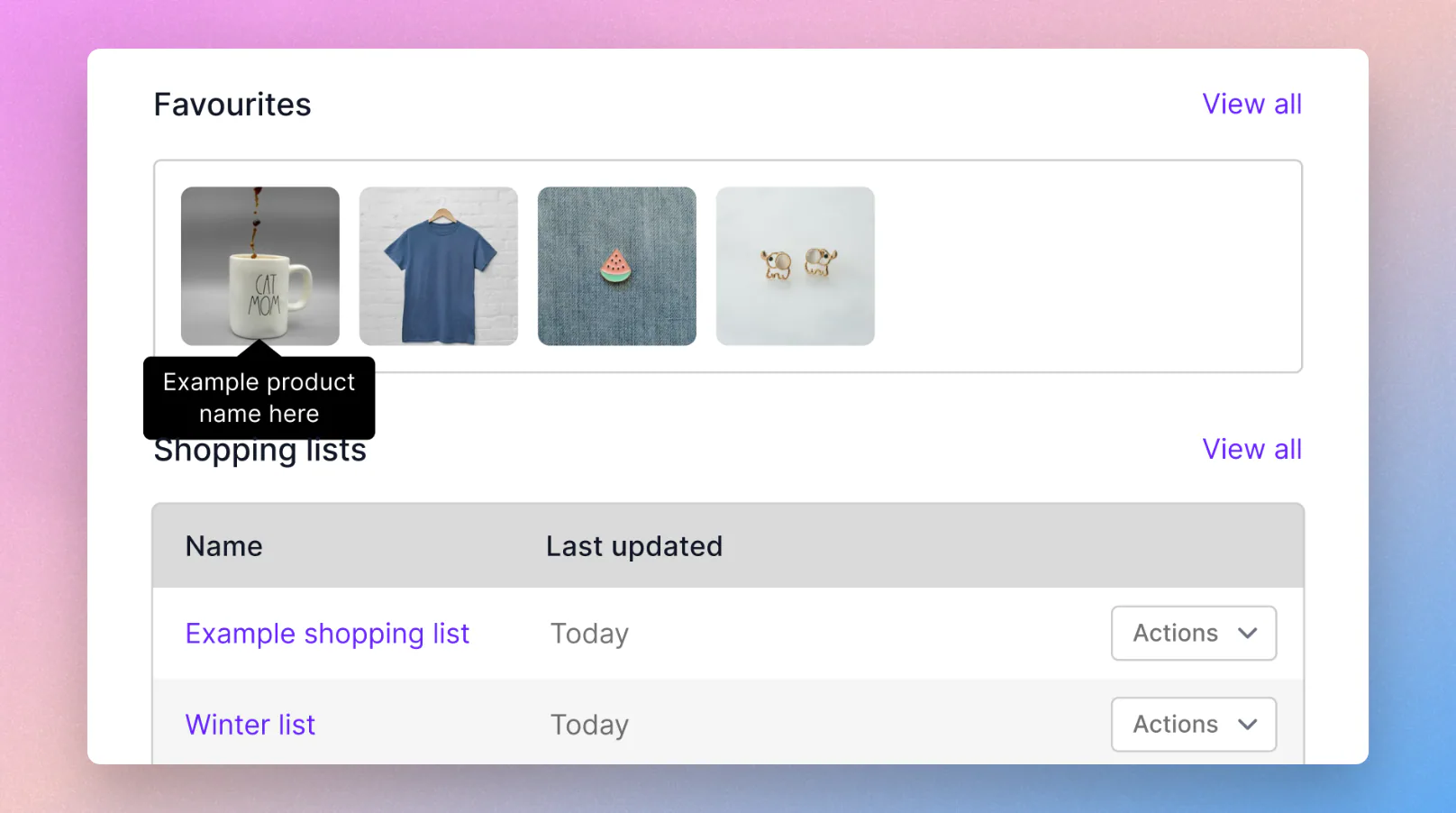 Add to Favourites – What's new