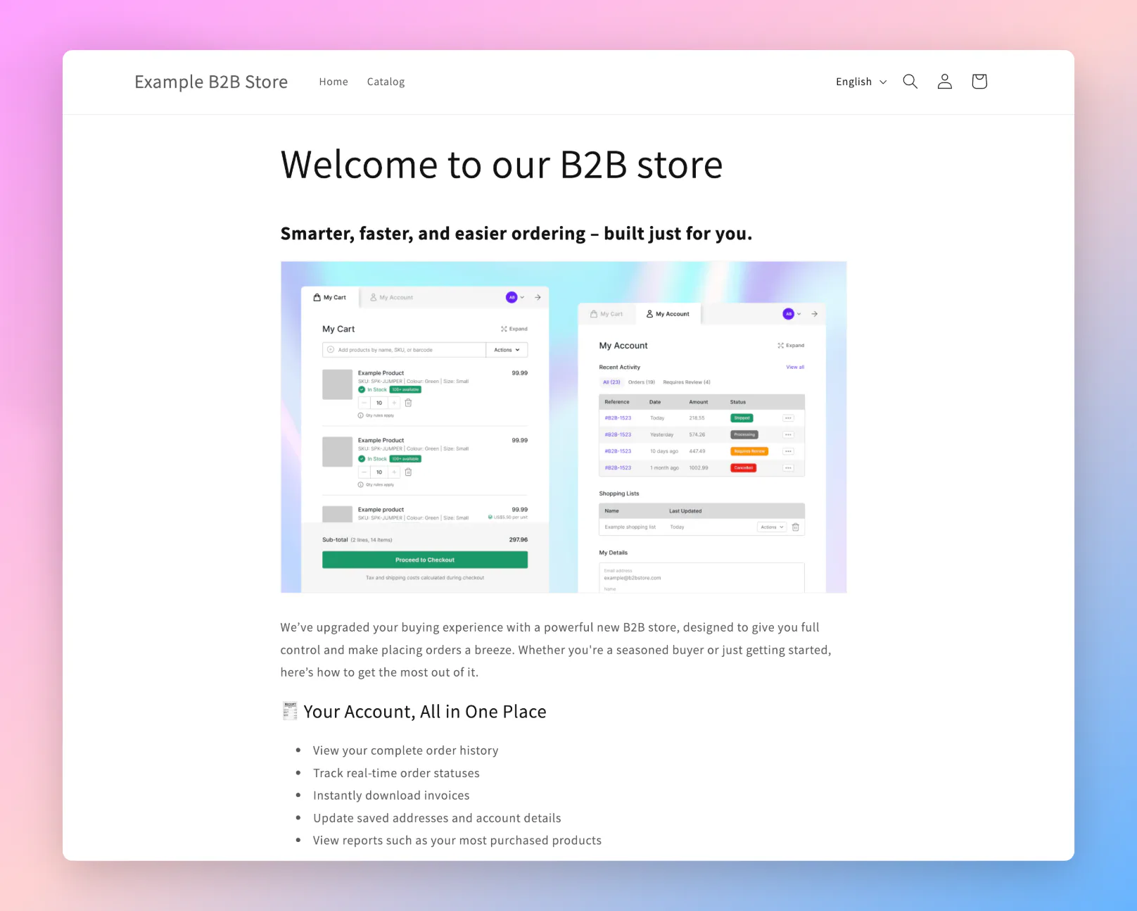 Onboarding Landing Page – What's new